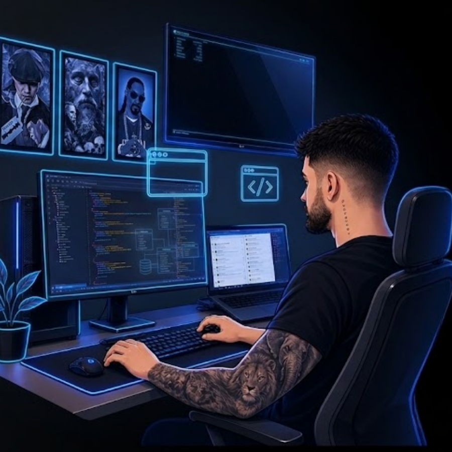 Foto do autor do site, Kauê Dota, desenvolvedor Full Stack